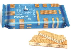 Вафли "РАХАТ" Молочные 400г*9