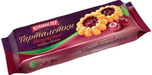 Тарталетки Вишневые " Кухмастер"240г*12