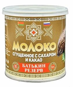 Какао сгущенное "Батькин резерв" 5% ключ ТУ 380г.*15 АКЦИЯ