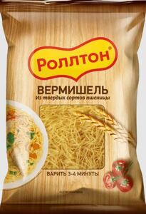 Макароны "РОЛЛТОН" Вермишель 400 г.*16